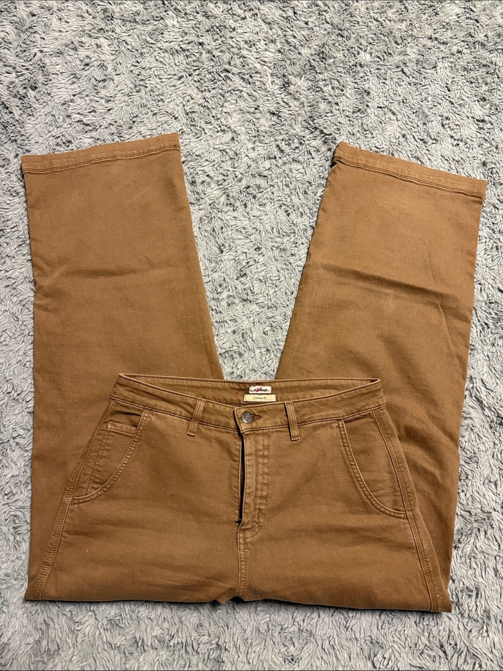L.L. Bean Women’s Tan Straight Chinos